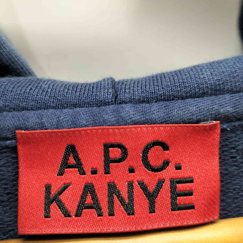 アーペーセー A.P.C. アーティスト コラボ ヘムスリット プルオーバー パーカー メンズ import:XL