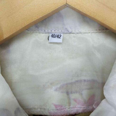 裏地アロハ柄コーチジャケット メンズ 40/42