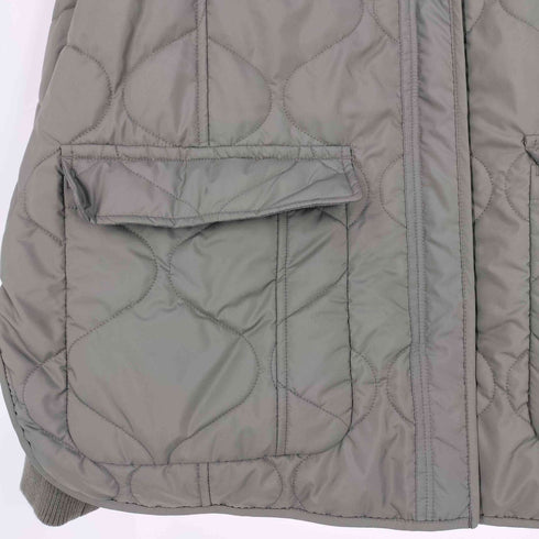 キャラクス CALUX 22aw QUILTED HOODY ダウンジャケット レディース FREE