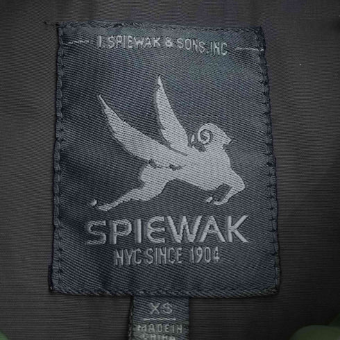 スピワック SPIEWAK IDEALジップ フードボア 裏地キルティング ドローコード 中綿コート メンズ import:XS