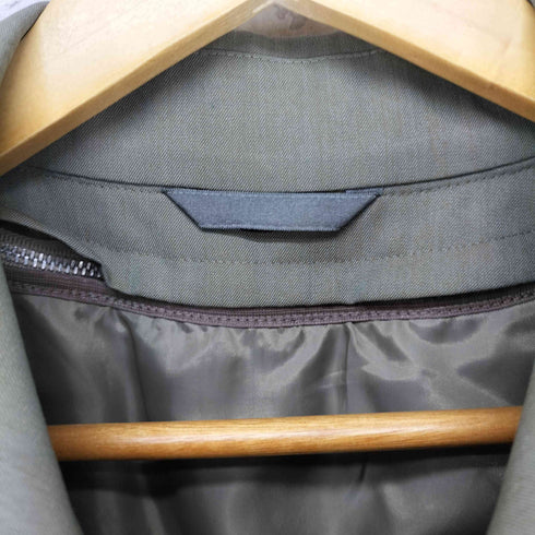 日本製 玉虫 ライナー付ステンカラーコート メンズ 92-A4