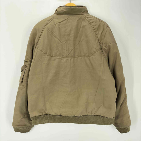 80S Avalanche Mountain Gear 裏地バッファローチェック 65/35 ポリ コットン 中綿 フライト ジャケット メンズ import:XL