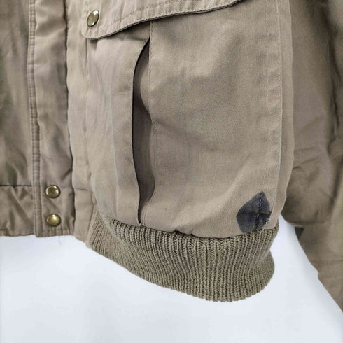 80S Avalanche Mountain Gear 裏地バッファローチェック 65/35 ポリ コットン 中綿 フライト ジャケット メンズ import:XL