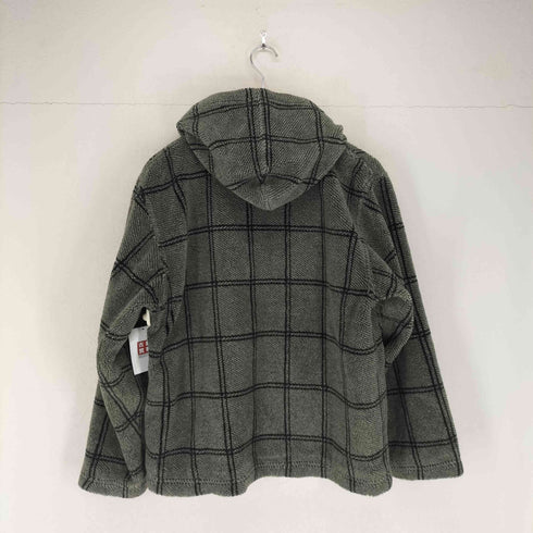 ピコ PIKO チェックボアフーデットブルゾン メンズ JPN:M