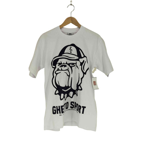 プロクラブ PRO CLUB GHETTO SPORT フロントプリントクルーネックTシャツ メンズ M