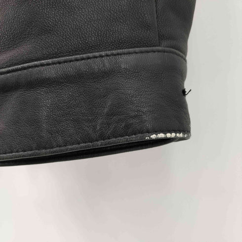 ポロバイラルフローレン Polo by RALPH LAUREN 90s ポニー刺繍 レザー スイングトップ スウィングトップ ブルゾン メンズ import:XL