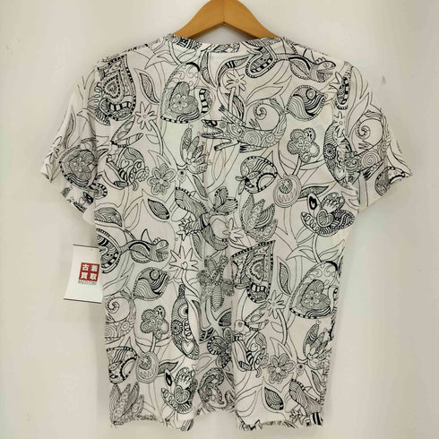 ピーエスポールスミス PS Paul Smith フラワー アニマル アートプリント Vネック Tシャツ メンズ import:M