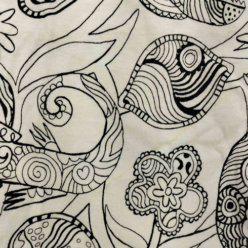 ピーエスポールスミス PS Paul Smith フラワー アニマル アートプリント Vネック Tシャツ メンズ import:M