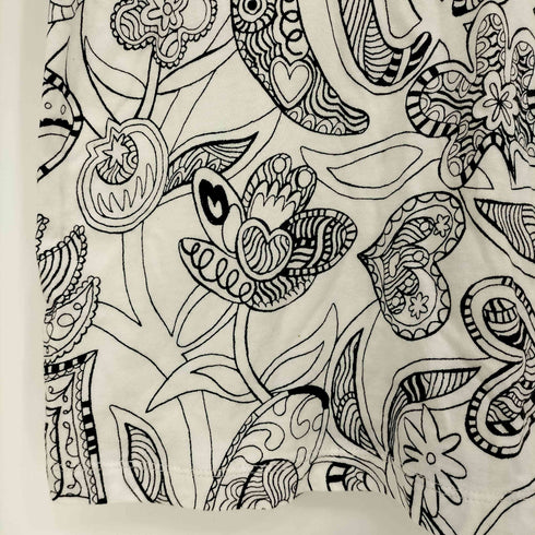 ピーエスポールスミス PS Paul Smith フラワー アニマル アートプリント Vネック Tシャツ メンズ import:M