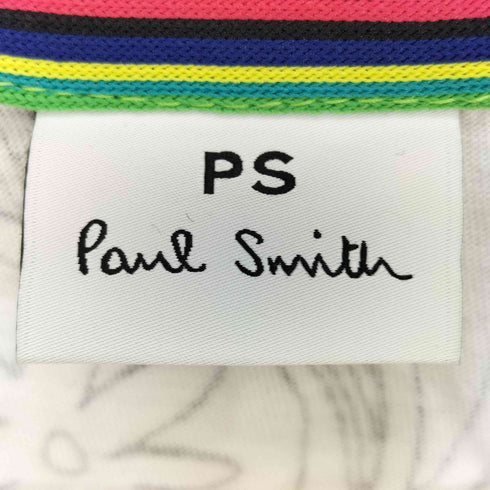 ピーエスポールスミス PS Paul Smith フラワー アニマル アートプリント Vネック Tシャツ メンズ import:M