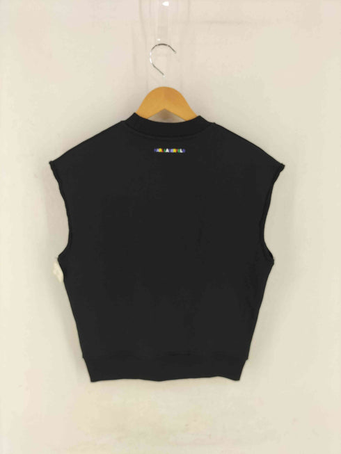 カールラガーフェルド Karl Lagerfeld 刺繍 ノースリーブ スウェット レディース import:XS
