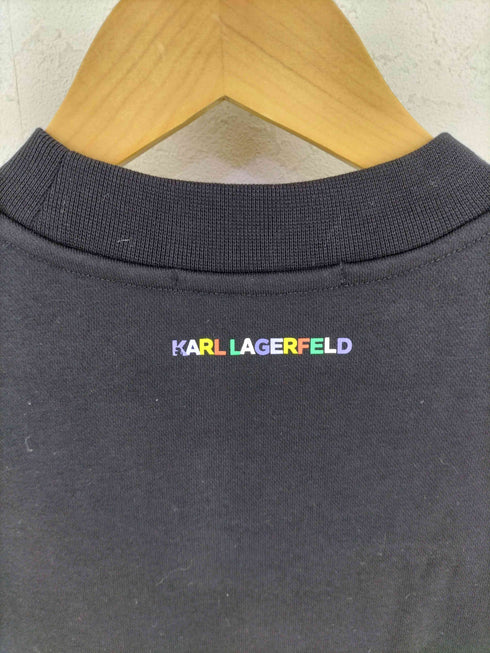 カールラガーフェルド Karl Lagerfeld 刺繍 ノースリーブ スウェット レディース import:XS