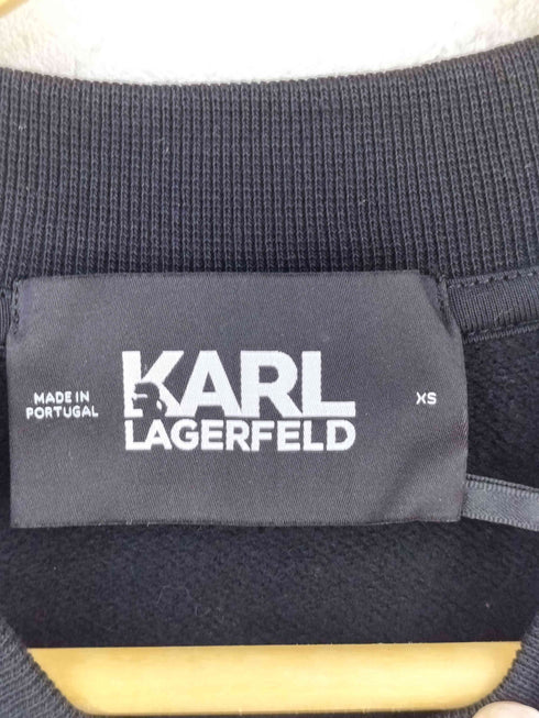 カールラガーフェルド Karl Lagerfeld 刺繍 ノースリーブ スウェット レディース import:XS