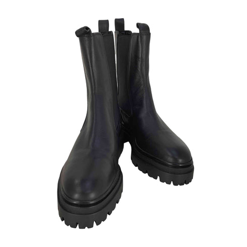 ザラ ZARA サイドゴアブーツ レディース EUR:38