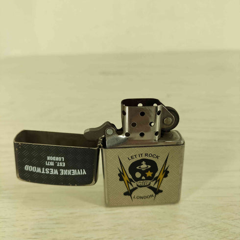 ヴィヴィアンウエストウッド Vivienne Westwood ドクロデザイン ZIPPO ライター メンズ
