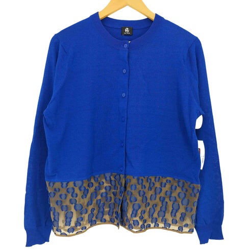 ピーエスポールスミス PS Paul Smith ドットシアー ドッキング ハイゲージ カーディガン レディース