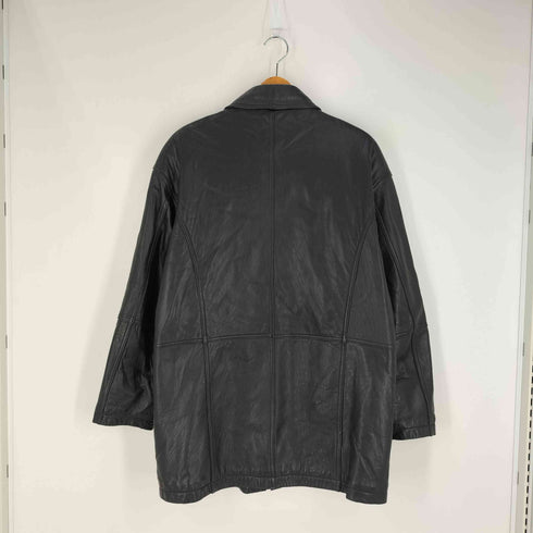 Men's Robo sheep skin 裏地キルティング シープスキン ハーフコート メンズ import:L