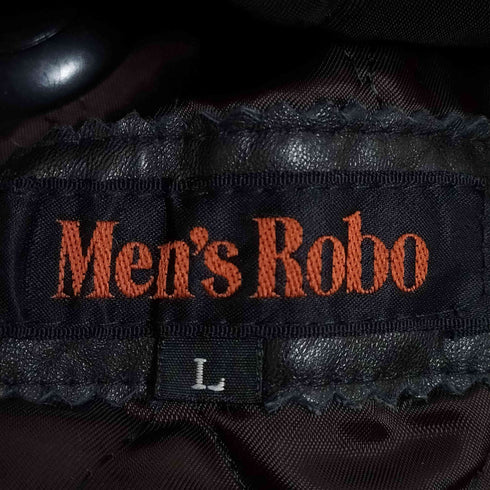 Men's Robo sheep skin 裏地キルティング シープスキン ハーフコート メンズ import:L