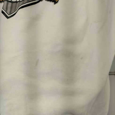 SMP 90s シングルステッチ ファイヤーパターン 両面プリント ロングスリーブTシャツ STREET メンズ import:L