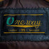 ワンウェイ one way 裏地ロゴプリント 比翼 シープレザー フライトジャケット メンズ 95