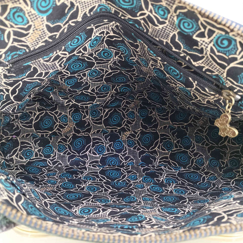 アナスイ ANNA SUI スタッズ レザー がま口 トートバッグ レディース