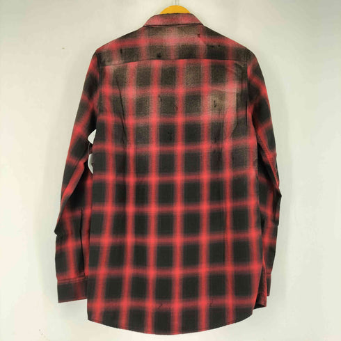 Sexprimer ダメージ加工 オンブレチェックシャツ メンズ 44