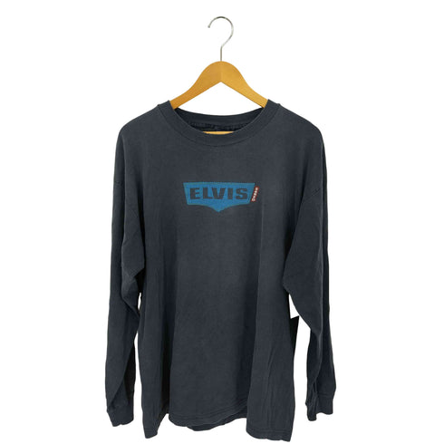 26RED 90s USA製 ELVIS 両面プリント ロングスリーブTシャツ メンズ import:XL