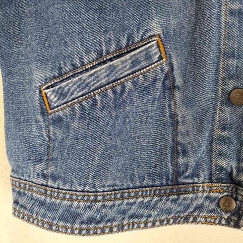 OUTBACK 総柄裏地デニムジャケット メンズ L