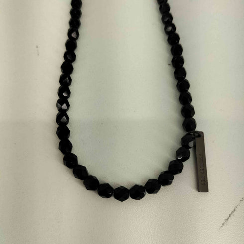 アンタイトル UNTITLED オニキス ビーズネックレス メンズ