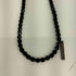 アンタイトル UNTITLED オニキス ビーズネックレス メンズ