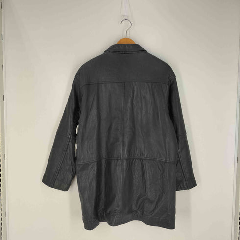 archeves seduction 裏地チェック柄 シープレザー ハーフコート メンズ