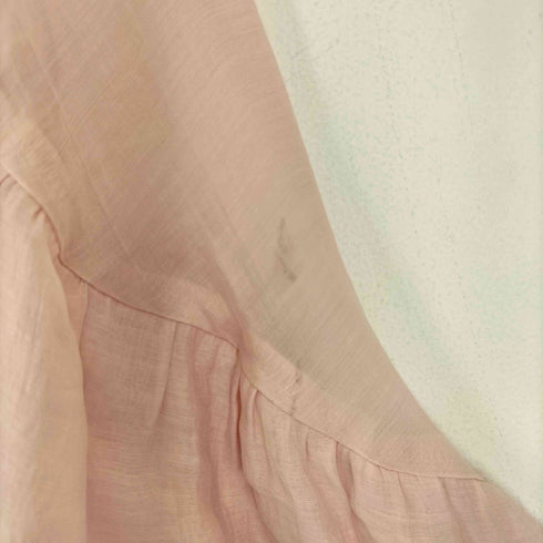 ザラ ZARA シアー フリルシャツ レディース