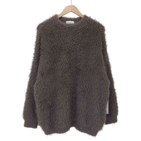 フリークスストア FREAKS STORE ルーズフィット フェザーヤーン クルーネックニット プルオーバーセーター メンズ JPN:M