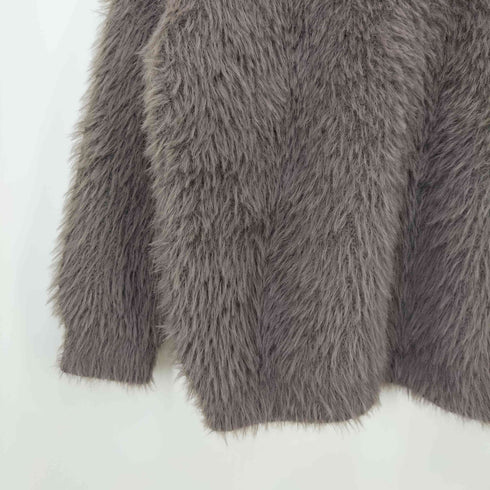 フリークスストア FREAKS STORE ルーズフィット フェザーヤーン クルーネックニット プルオーバーセーター メンズ JPN:M