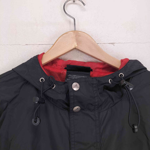 アディダス adidas 90s メッシュライン ナイロンフーディーコート メンズ L