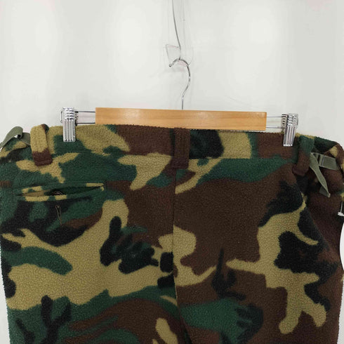 ウールリッチ WOOLRICH 80-90s USA製 GREEN CAMO カモ フリースパンツ メンズ XXL