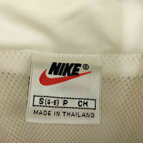 ナイキ NIKE 90-2000s 白タグ スウッシュ刺繍 裏地メッシュ ジップアップジャケット メンズ import:S