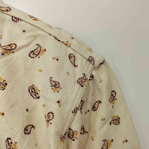 アールジェイビー R.J.B ペイズリー柄 L/Sシャツ メンズ US:40