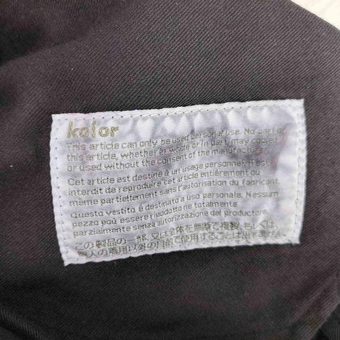 カラー kolor カルゼ モトクロス パンツ メンズ JPN:2