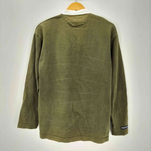 バーバリアン BARBARIAN ヘンリーネック L/S Tシャツ ラガーシャツ メンズ import:M