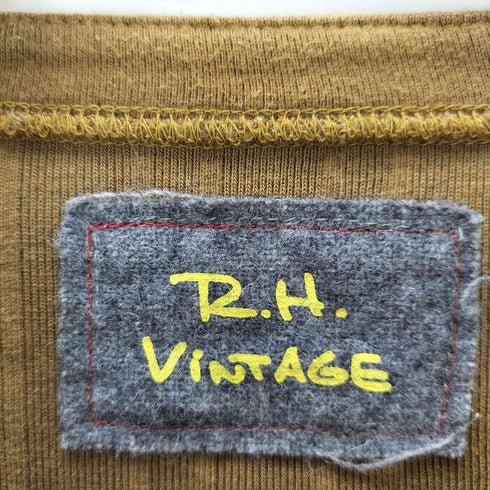 ロンハーマンヴィンテージ R.H.VINTAGE コットンリブ ヘンリーネック ニット カットソー レディース import:XS