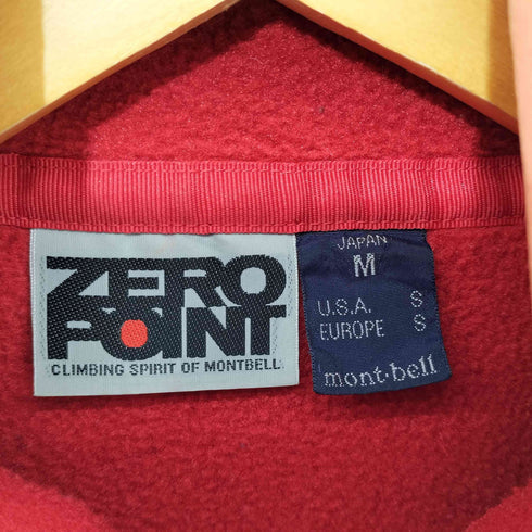 モンベル mont bell ZERO POINT ポーラーテック フリースジャケット メンズ JPN:M