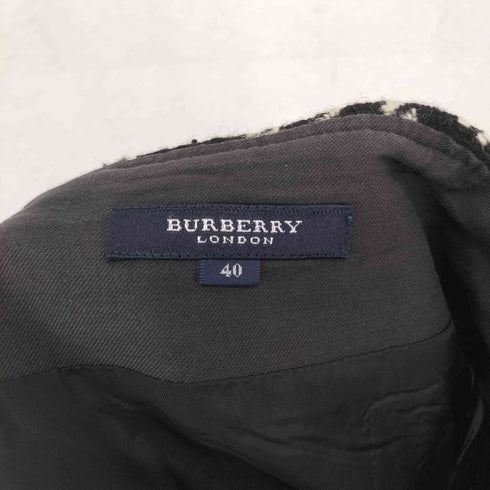 バーバリーロンドン BURBERRY LONDON チェックウールフレアスカート レディース JPN:40