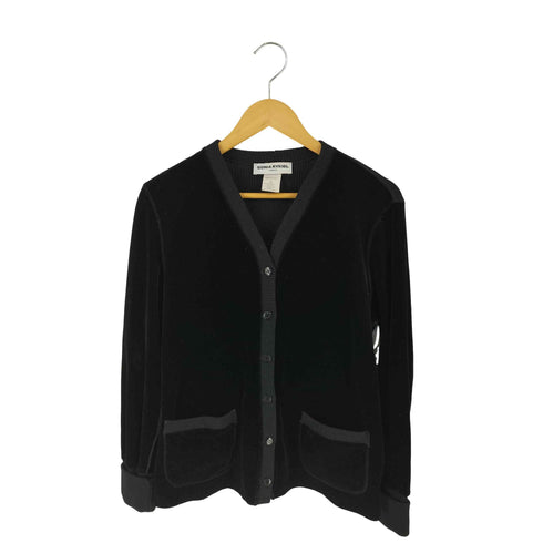 ソニアリキエル SONIA RYKIEL ニット切替 ベルテッド カーディガン レディース import:L