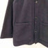 70S~80S 英国製 異素材切り替え メルトンウール ドンキー コート ジャケット メンズ import:S