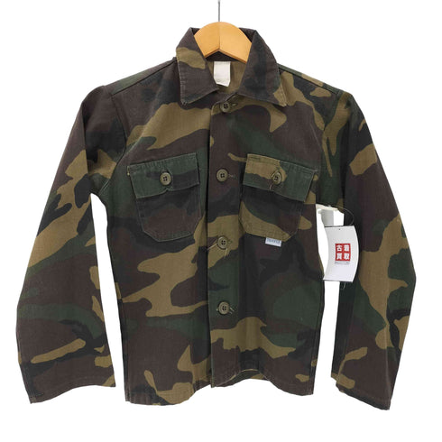 TROOPER メキシコ製 カモフラ 迷彩 ロゴタブ ミリタリージャケット シャツジャケット レディース 12