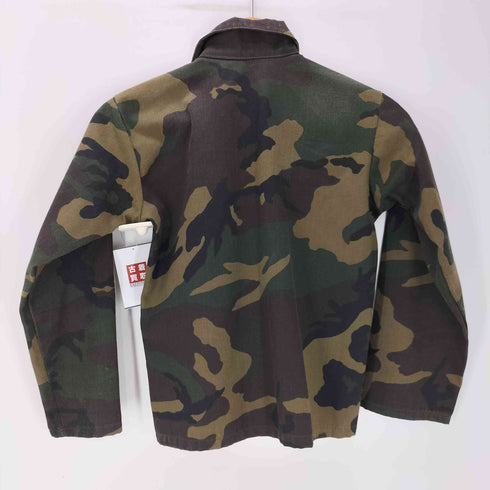 TROOPER メキシコ製 カモフラ 迷彩 ロゴタブ ミリタリージャケット シャツジャケット レディース 12