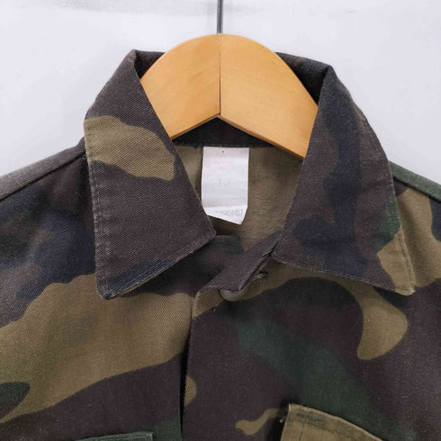 TROOPER メキシコ製 カモフラ 迷彩 ロゴタブ ミリタリージャケット シャツジャケット レディース 12