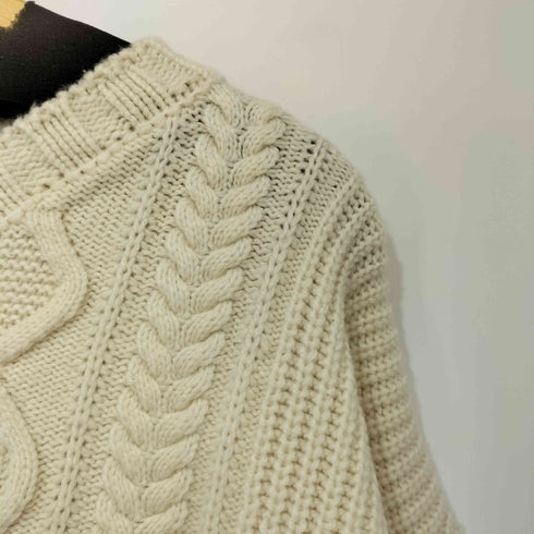 マカフィー MACPHEE エアヤーンケーブル クルーネックプルオーバー メンズ import:S