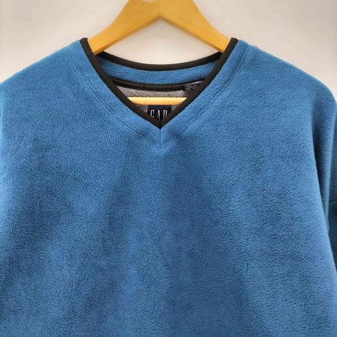 ギャップ Gap 00S OLD Vネック フリース プルオーバー スウェット ビッグサイズ メンズ import:XXL